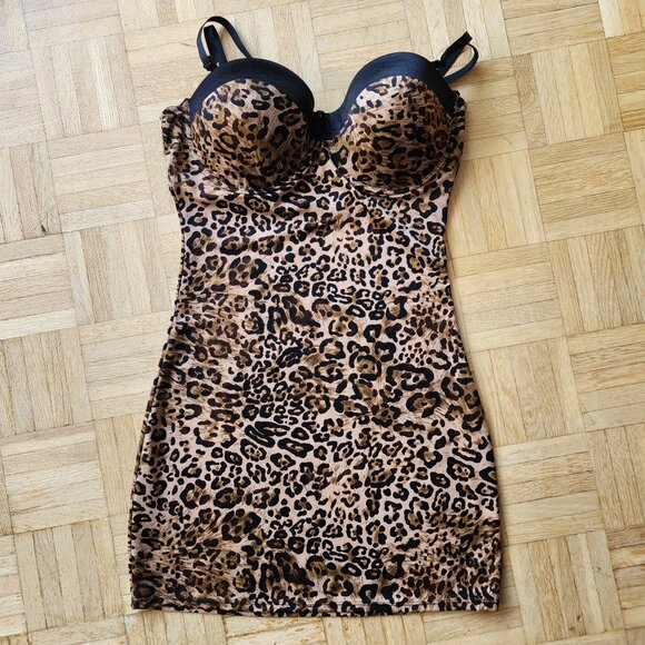 Sexy Leopard-print Pushup Slinky Slip - Picture 7 of 7
